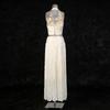 French Temperament Gentle Style Suit Women's Neck Sleeveless Top + Pleated Skirt Two-piece Set