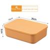 Large Plastic Storage Box for Clothing and Sundries - Ideal for Dorm or Home
