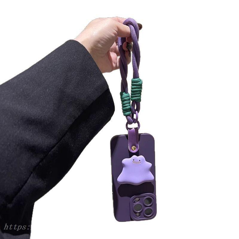 Custodia Stand Mostro Viola Scuro per iPhone 17 Pro Max/16 Pro/14 Pro