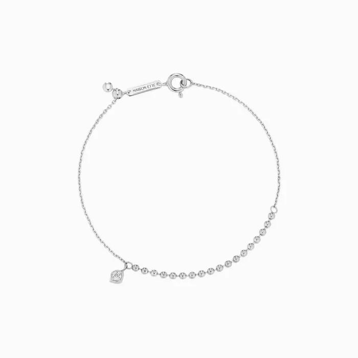 Entrée Cellua Topaz Ball Bracelet EBOF002WT