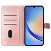 For Samsung Galaxy A34 5G Stand Case Butterfly Floral Imprint Leather Wallet Phone Cover