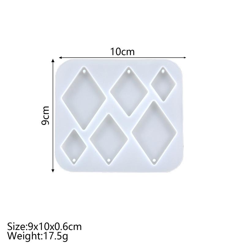 DIY Silicone Mold for Resin Pendant and Earring Ornaments