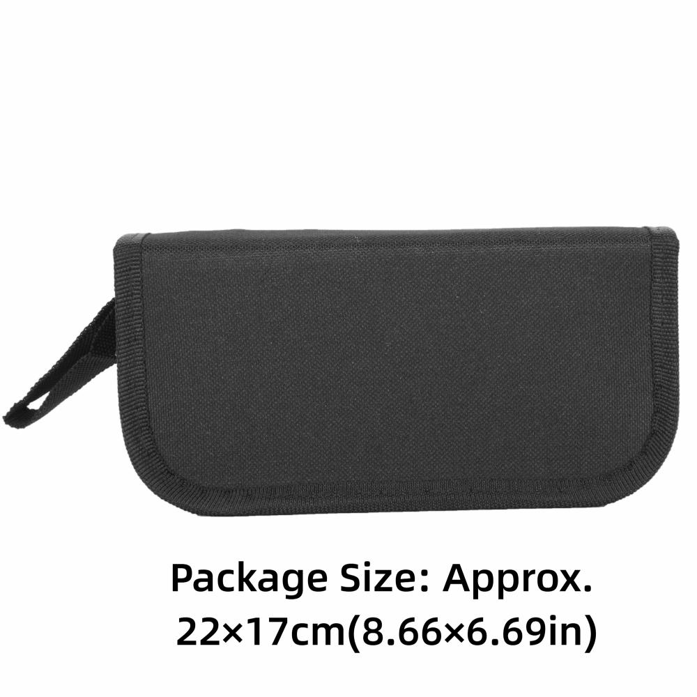 22 Pcs Black Jewelry Making Tool Kit Zippered Oxford Bag Pearls Making Kit Beading