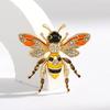 Yellow Bee Environmentally Friendly Insect High-end Fashion Women's Accessories High-end Brooch