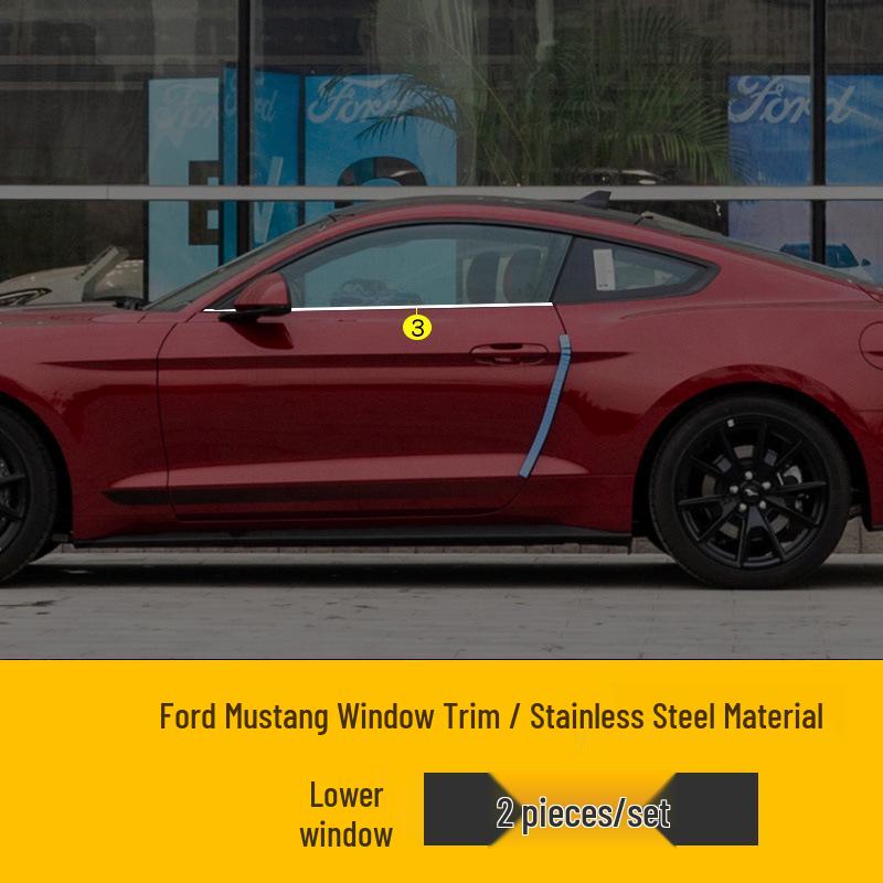 Mustang Stainless Steel Window Trim Strips