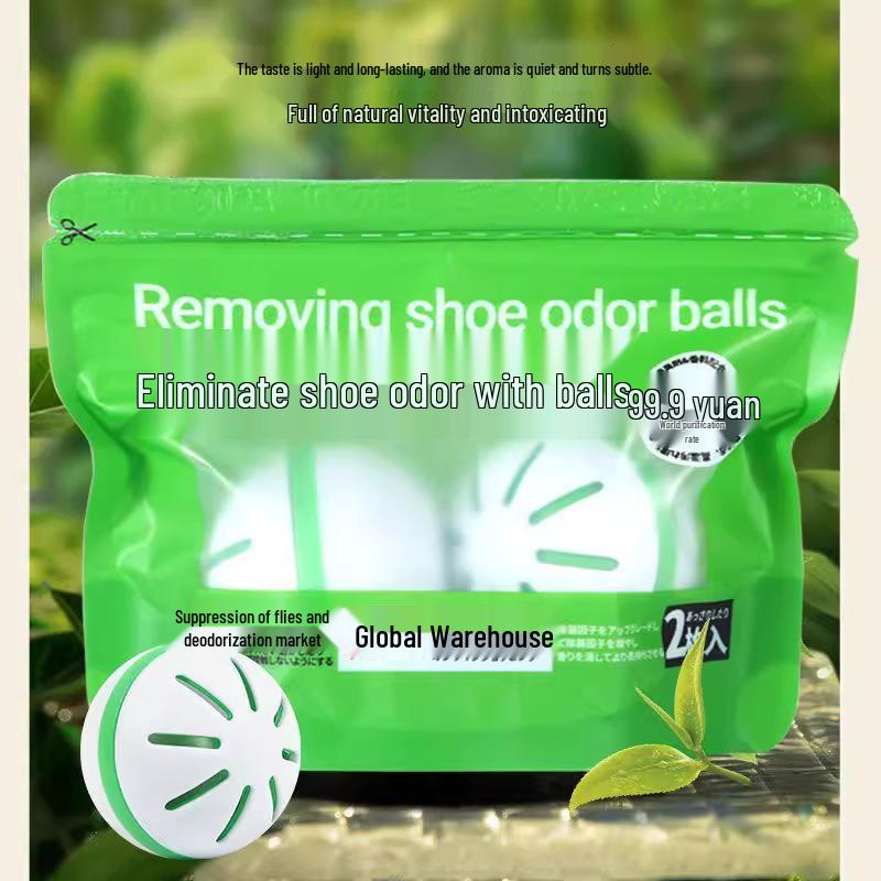 Odor Eliminator Scented Balls: Long-Lasting Deodorizer for Shoes, Socks, Wardrobes, and Cabinets.