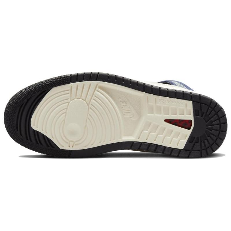 Jordan 1 High Zoom Air Cmft 2 Muslin Blackened Blue Women's Jordan DV1305-104