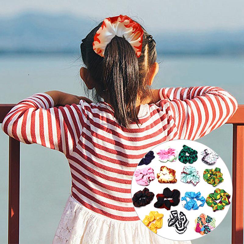 Demon Slayer: Kimetsu No Yaiba Scrunchie Elastic Handmade Headbands