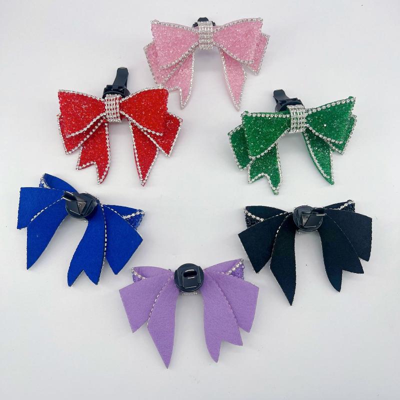 Car Perfume Clip Bow Air Outlet Decorations Car Air Conditioner Air Vent Interior Decoration Accessories