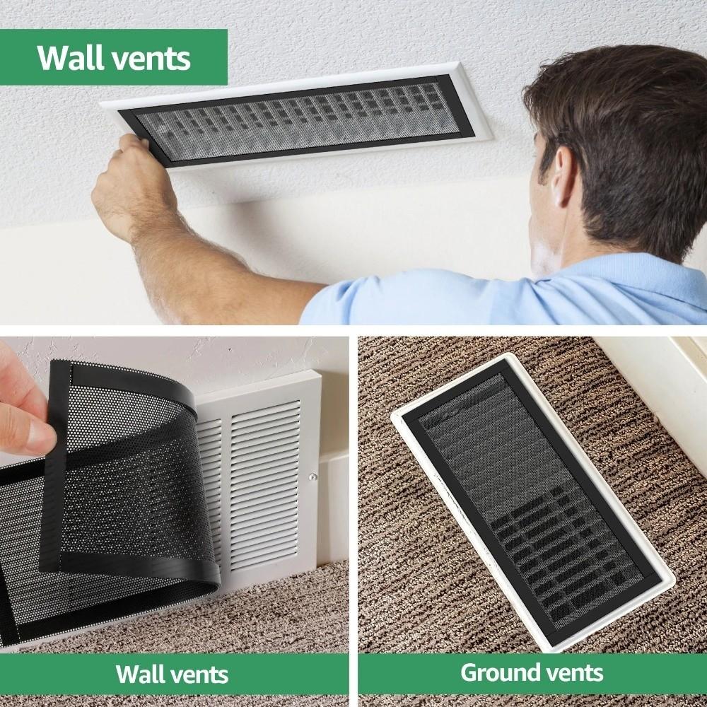 1/2Pcs Thickened Floor Register Vent Covers 4 X 10'' Vent Covers Mesh Home Improvement