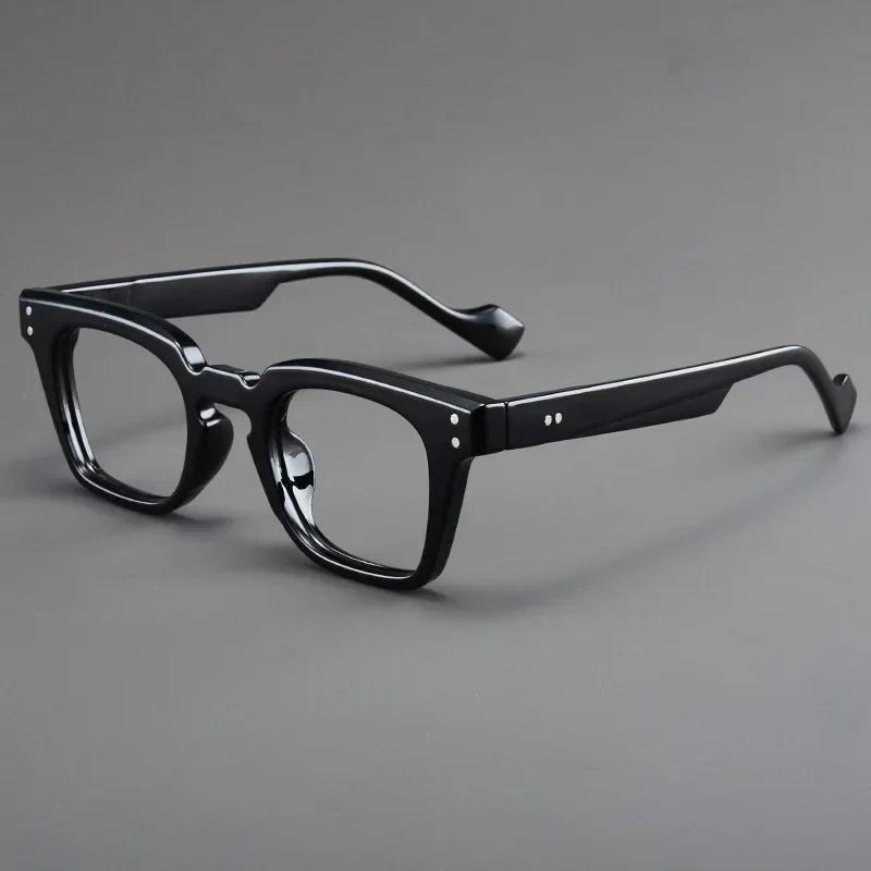 2025 Anti Blue Light Large Frame Reading Glasses Neutral Presbyopia Square Frame Glasses Fashionable Thick Frame Reading Glasses