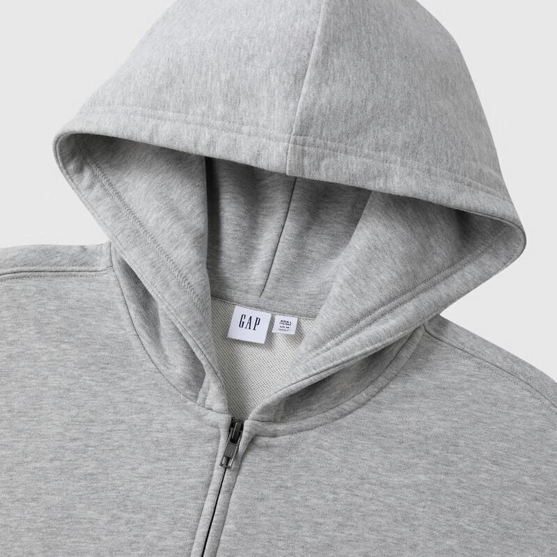 GAP Unisex Logo Print Full-Zip Hooded Sweatshirt