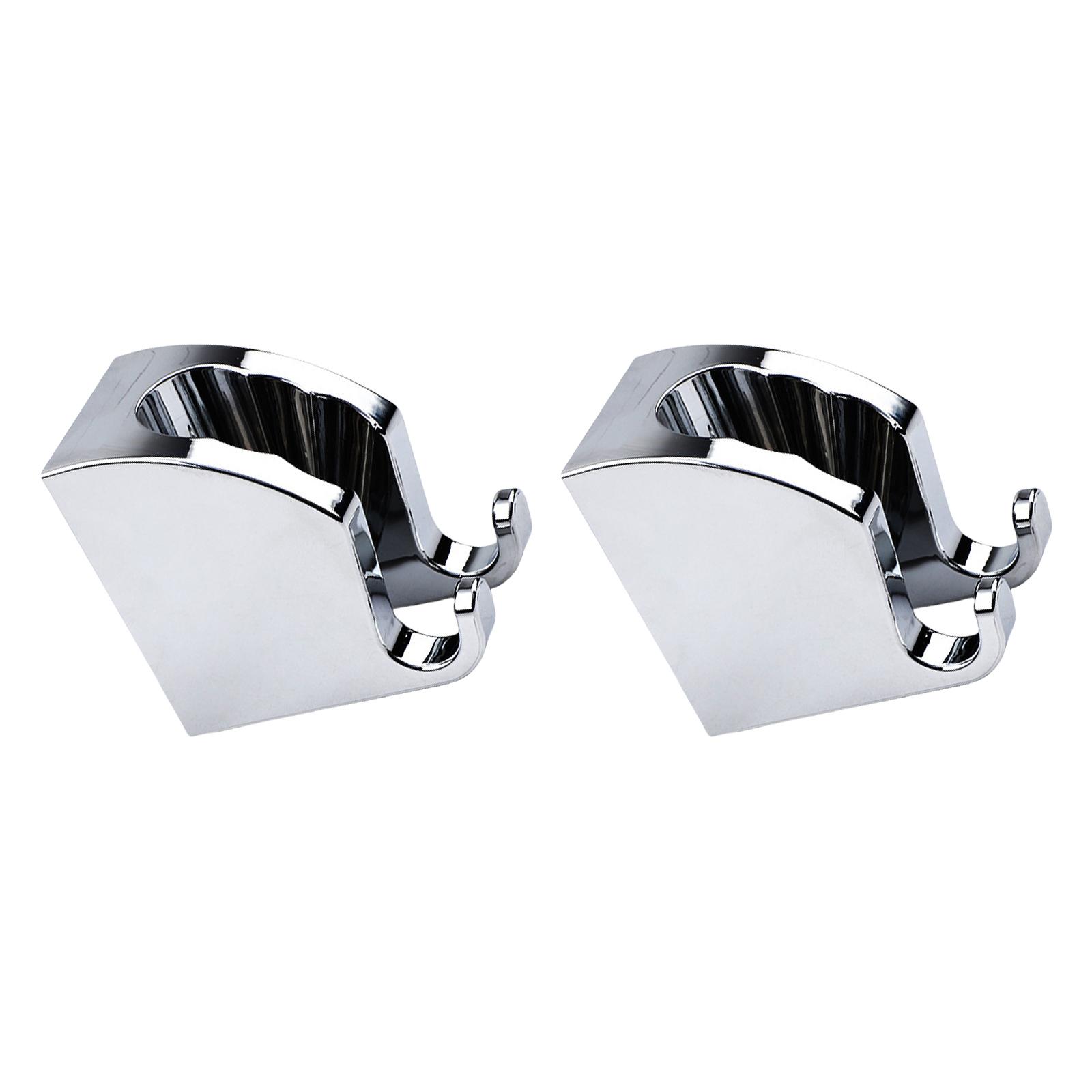 

Держатель для душевой лейки, не требующий сверления, с сильным клеем, настенная подставка для душа с крючками для аксессуаров для ванной комнаты