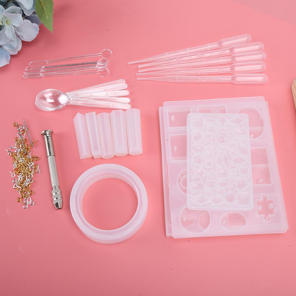 Silicone Bracelet Casting Molds DIY Craft Jewelry Pendant Making Mold Set Accessory