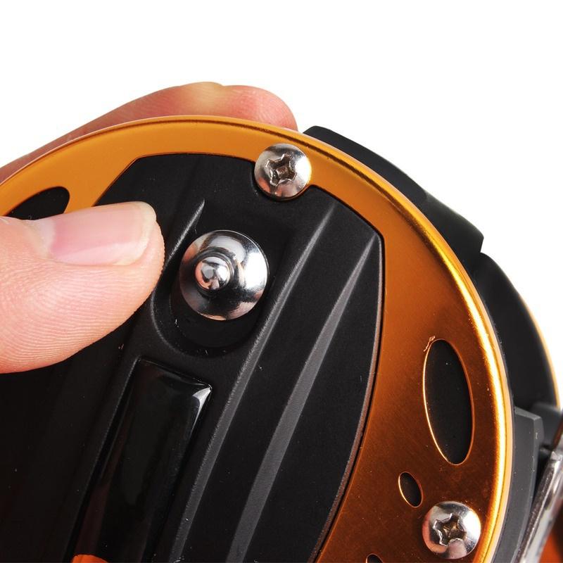 Trolling Fishing Reel Drum Fishing Wheel 6.1 :1 High Speed Gears 3 Ball Bearings