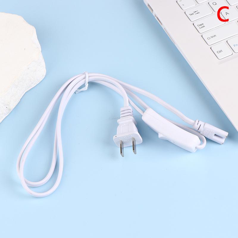 1Pc T5 T8 3Pin Led Tube Connector Cable Wire With Switch T5 T8 Extension Cord For Integrated Led Fluorescent Tube Light Bulb