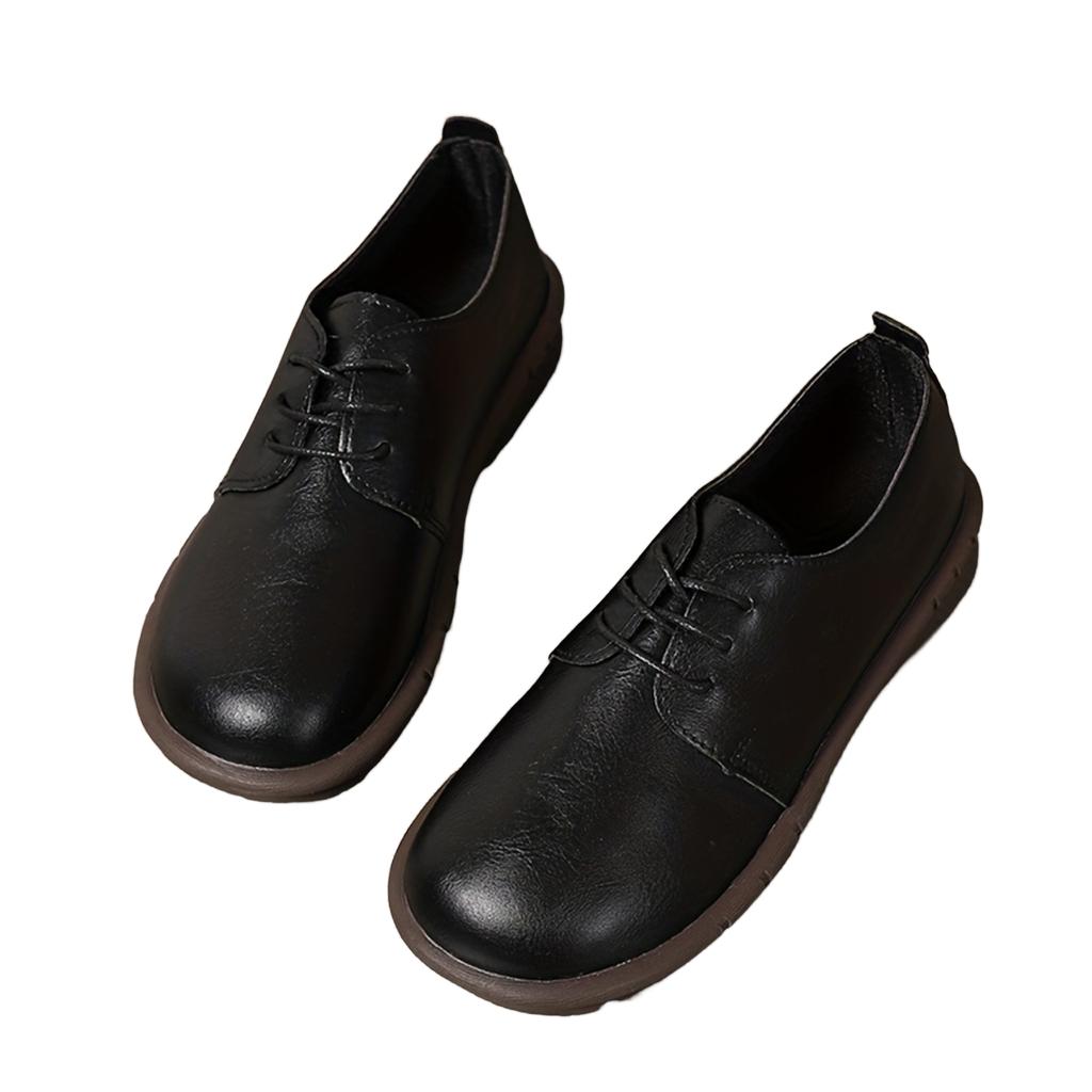 Women's Retro Casual - Flats with Soft for Fall Everyday Wear