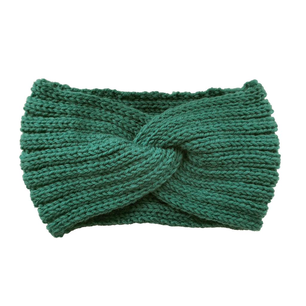 1 PC Vintage Knitted Twisted Hairband, Warm and Stylish for Autumn and Winter, Perfect for Daily Street Wear