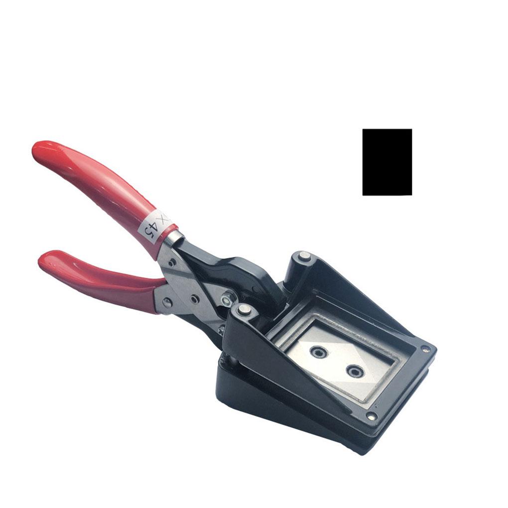Double Photo Cutting Efficiency Clamp Type Phase Cutter Square Rhombus Photo Clamp Manual Phase Cutter Hand Card Cutter 35*45