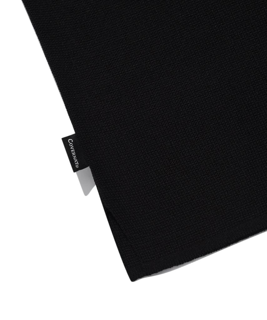 COVERNAT Basic Round Half Knit Black
