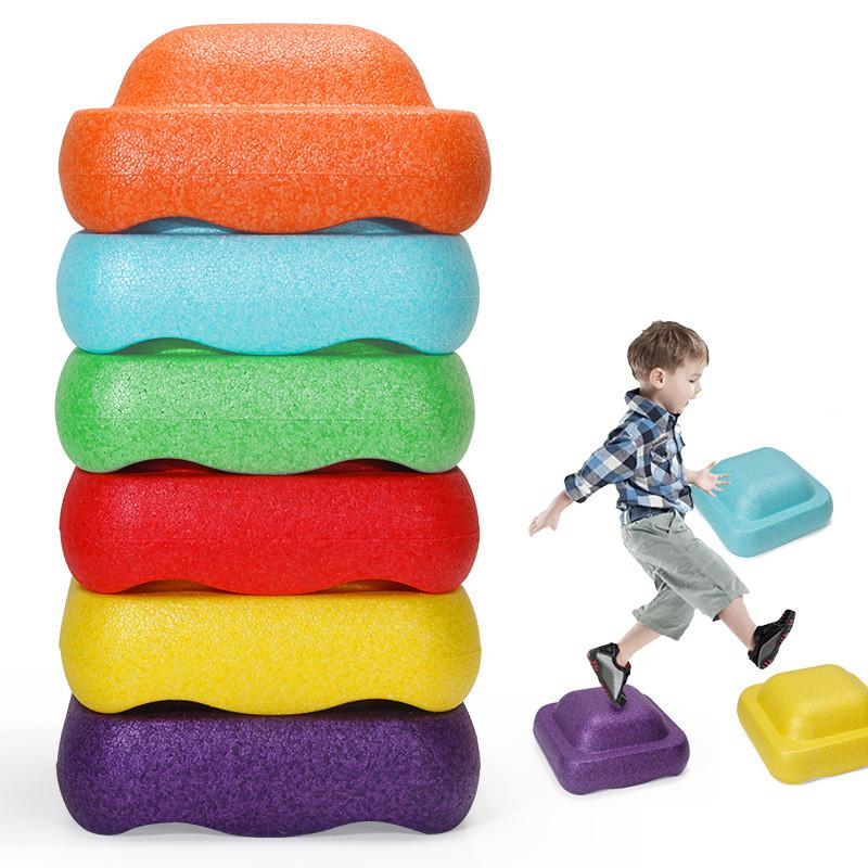 River Interactive Rainbow Stones Balance Training Kids Early Toys Education