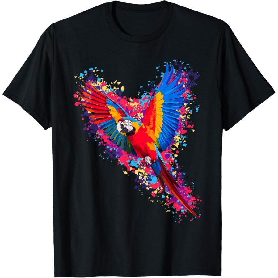 Best Parrot Art For Men Women Kids Tropical Parrot Lover T-Shirt(1) XXXXXL