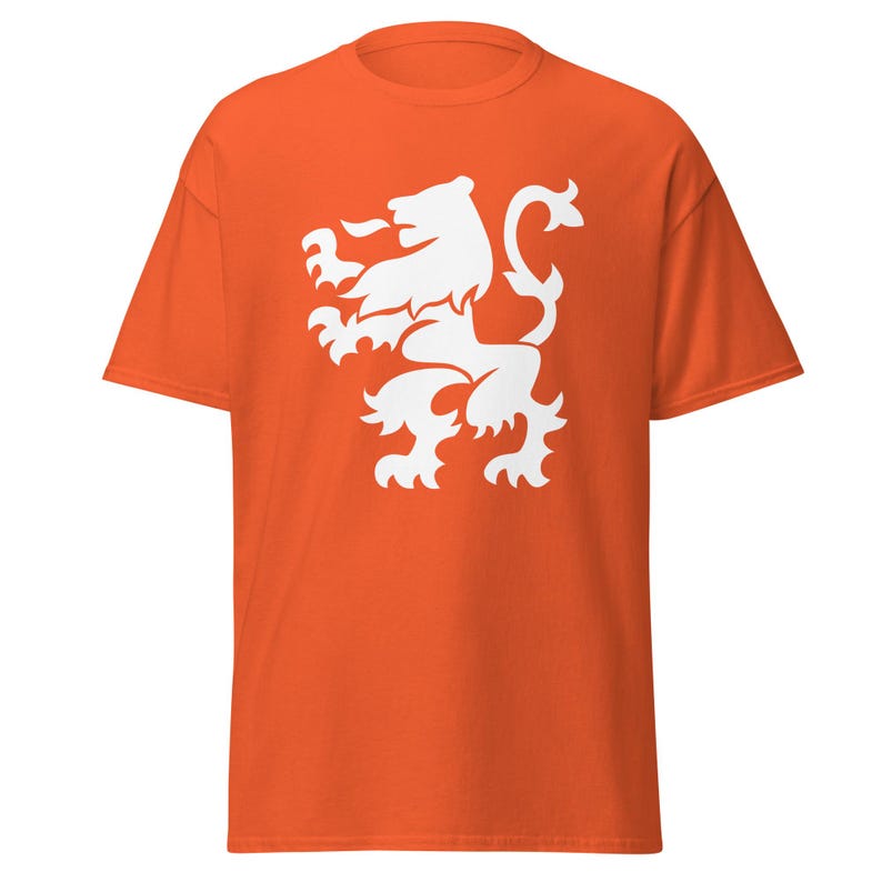 Netherlands Lion T-Shirt | Orange Dutch National Team Fan Apparel S