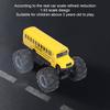 School Bus Model Toy, 1:43 Scale Alloy Body School Bus Pull Back Tall Toy
