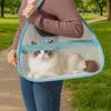 Nylon Portable Pet Bag Breathable Pet Handbag Single Shoulder Pet Carrier Bag  for Cats Dogs