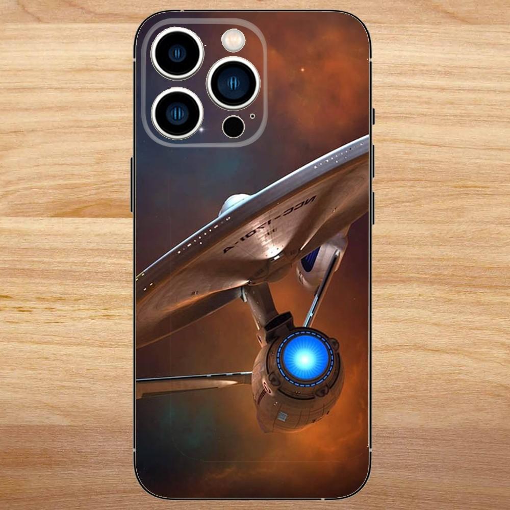 

Чехол для телефона Star Trek Ships для iPhone 16,15,14,13,12,11,Pro,Max,Plus,Mini,X,XS,XR,8,7,6,S,Plus,SE Мягкий черный чехол iPhone16