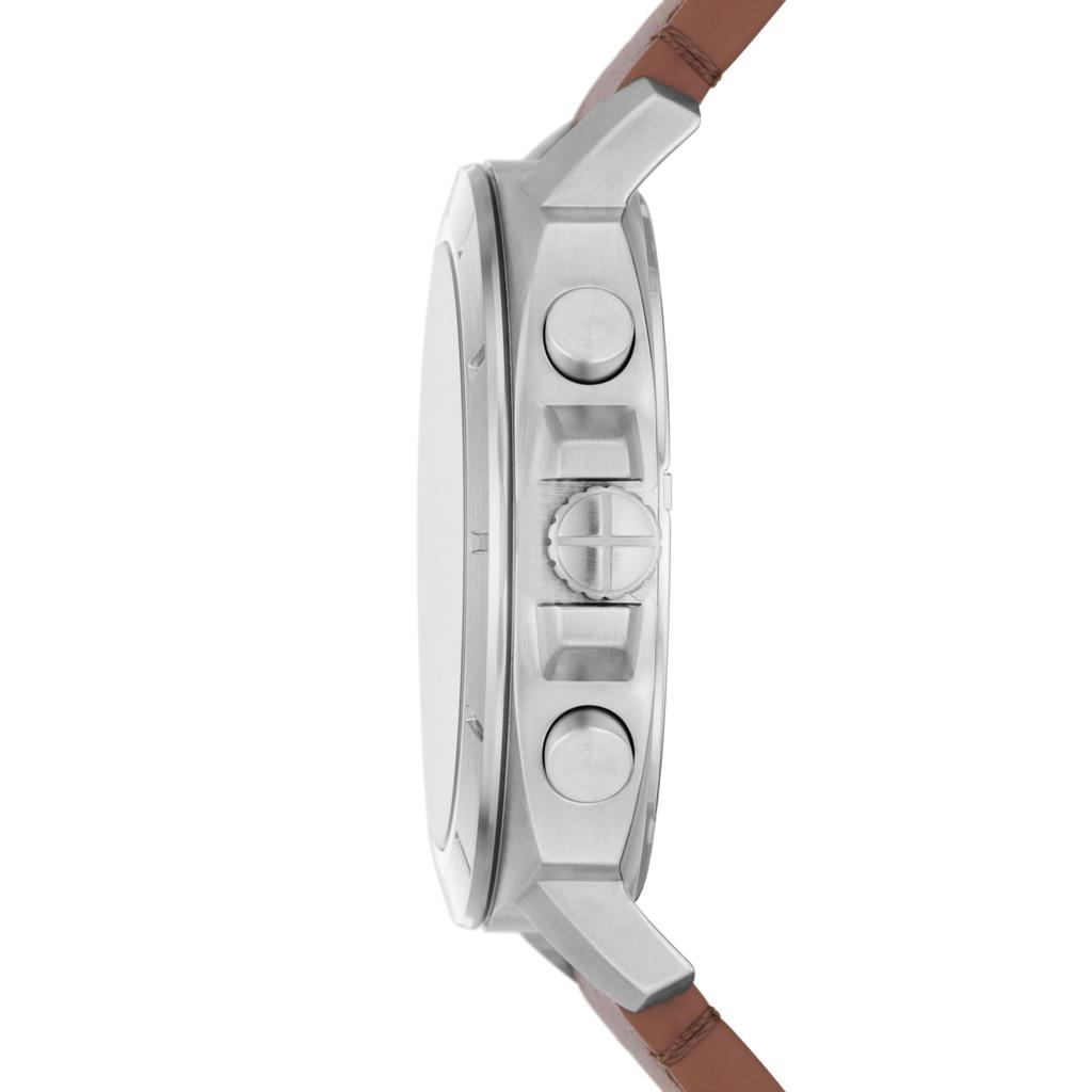 PRIVATEER Chronograph Brown Leather Watch