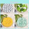 Luxurious Cotton Linen Round Cushions For Dining Chairs And Garden Floor Mats