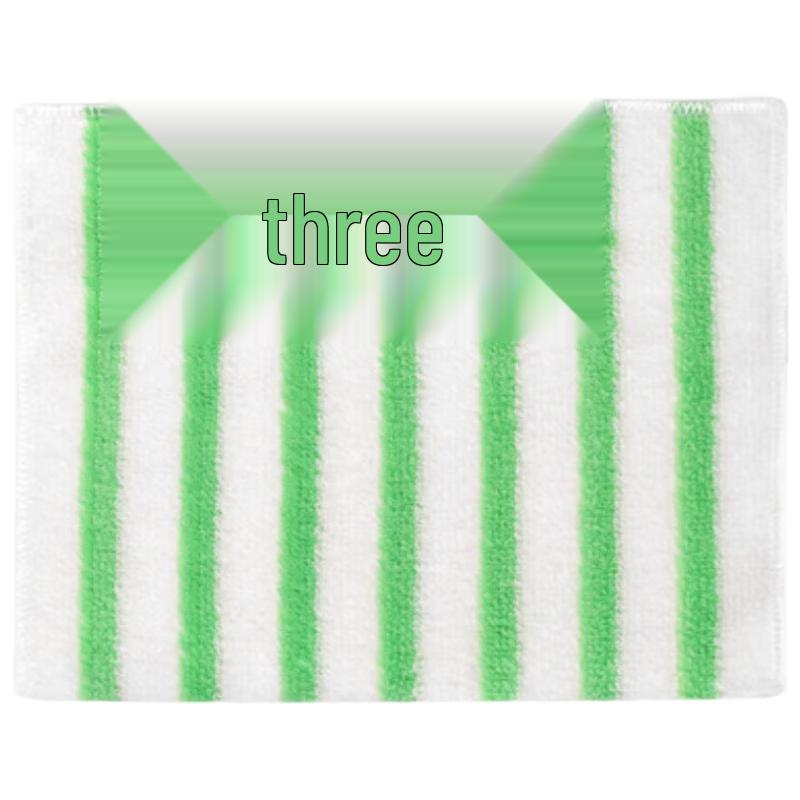 Meiliya Colorful Striped Bamboo Fiber Kitchen Dishcloth