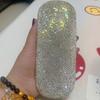 Luxury Diamond Glasses Case Women Fashion Glitter Reading Myopia Sunglasses Protector Cover Pressure Glasses Storage Box
