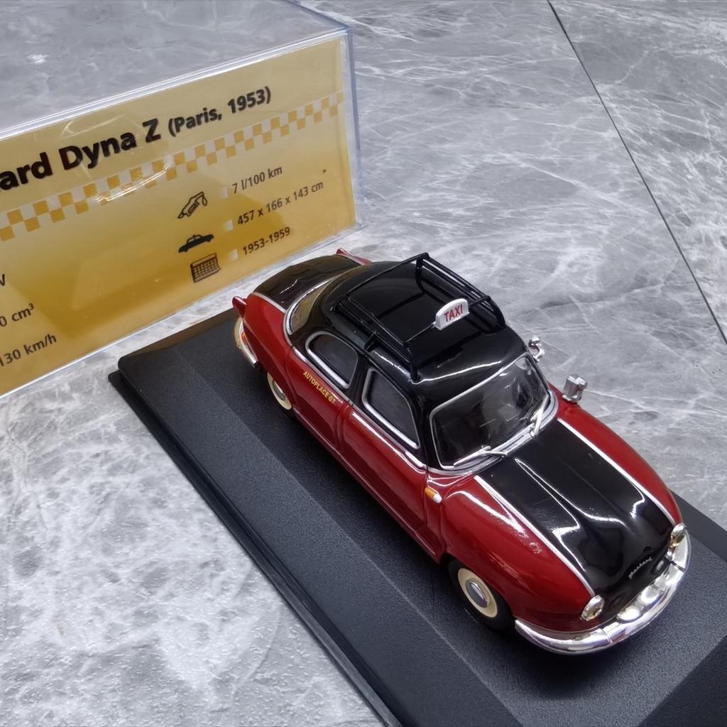 Ixo 1:43 Panhard Dyna Z Paris 1953 Die-Cast Car Model French Taxi