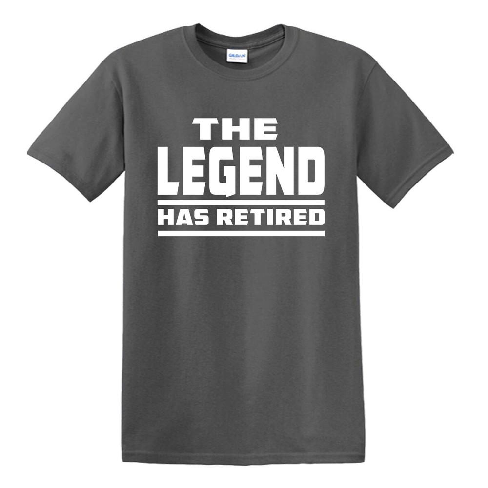 THE LEGEND HAS RETIRED T SHIRT Funny RetireUnisext Gift for Dad Grandad Tshirt Top