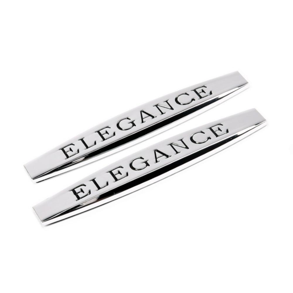 

2 шт. 3D Металевий Логотип BLUE EFFICIENCY/Avantgarde/ELEGANCE/Lorinser Емблема Значок Наклейка на Бічне Крило Автомобіля для W176 W246 W205 W212 W207 W217 W251 R231 ELEGANCE