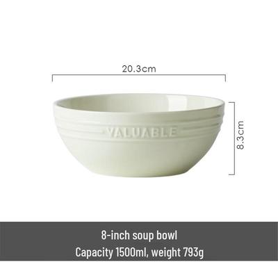 LISM Simple Ceramic Dining Bowl