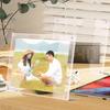 1 Conjunto Porta-Retrato Boa Suporte Estrutura Robusta Sem Moldura Visão Clara Decoração Forte Porta-Retrato Suprimento para Estúdio Fotográfico