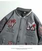 Men's Retro High Street Baseball Jacket - Autumn/Winter Trendy Pilot Style