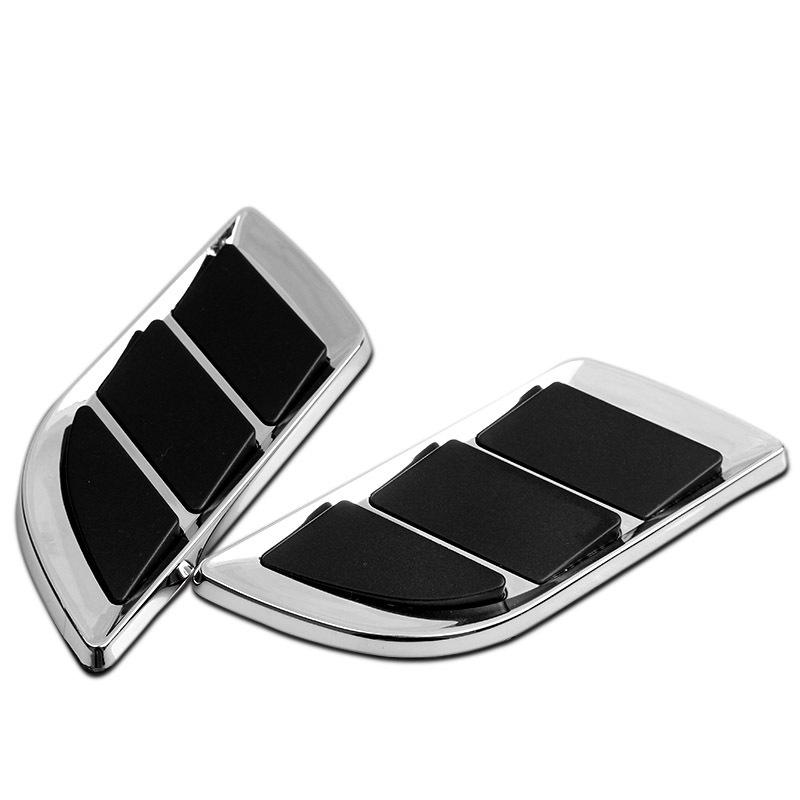 Автомобильный воздухозаборник, капот, жабры на крыльях, воздухозаборник, хром, черный, тюнинг-накладки, аксессуары для украшения автомобиля