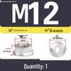 GB6177 Galvanized Hex Flange Nut with Anti-slip Teeth and Washer M4-M20