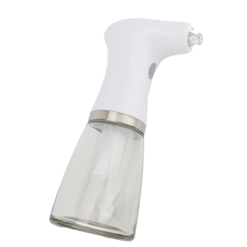 Elektrischer Ölsprüher mit LED-Licht, Glas, kontinuierliches Sprühen, einstellbare elektrische Ölspenderflasche 