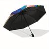 Adventure Time Friendship Automatic Open/Close Umbrella   Compact Travel Umbrella, 8 Rib Heavy Duty Construction, Ideal Gift, 199