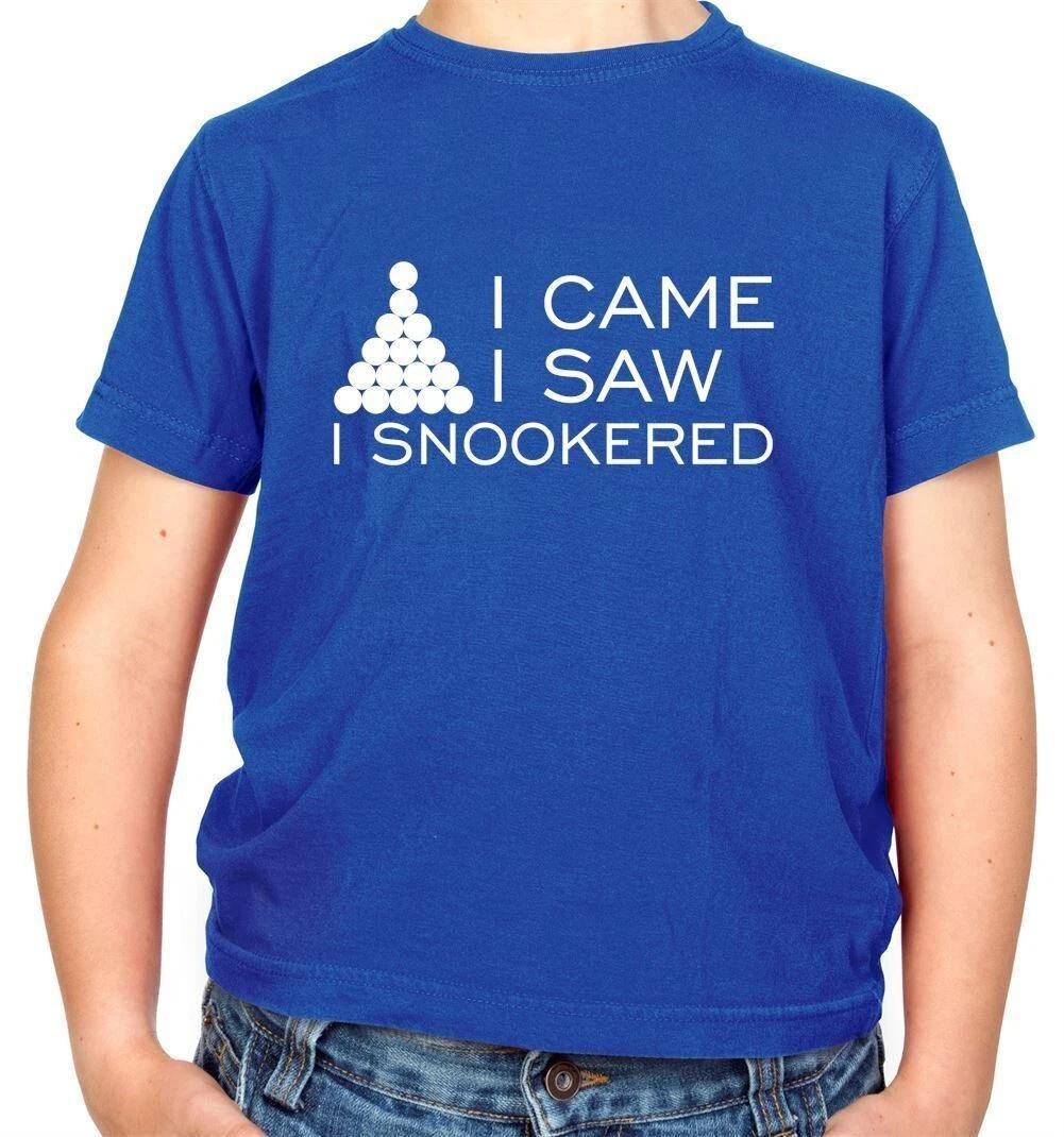 I Came I Saw I Snookered - Kids T-Shirt - Snooker 147 Crucible Fan Love 100