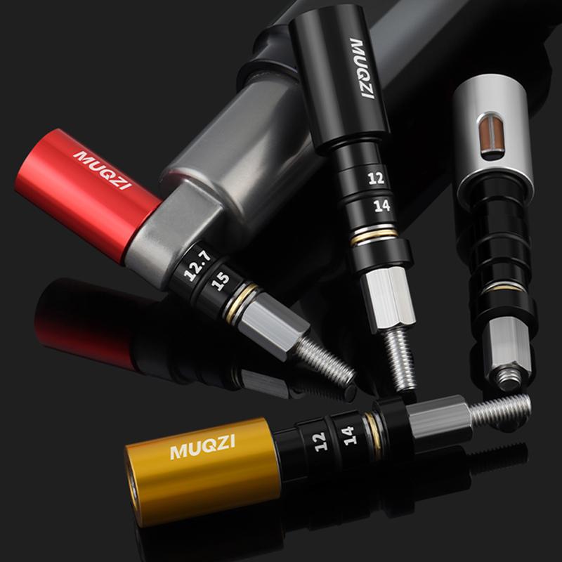 Mountain Bike Rear Shock Bushing Tool with 2 Adapters Rear Shock Bushing Removal Install Tool MTB Bike Rear Shock Repair Tool