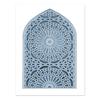 Islamitische Ramadan Decoratie Blauwe Moskee Architectuur Canvas Kunst Schilderij Marokkaanse Muur Print Landschap Poster Decoratieve Foto's