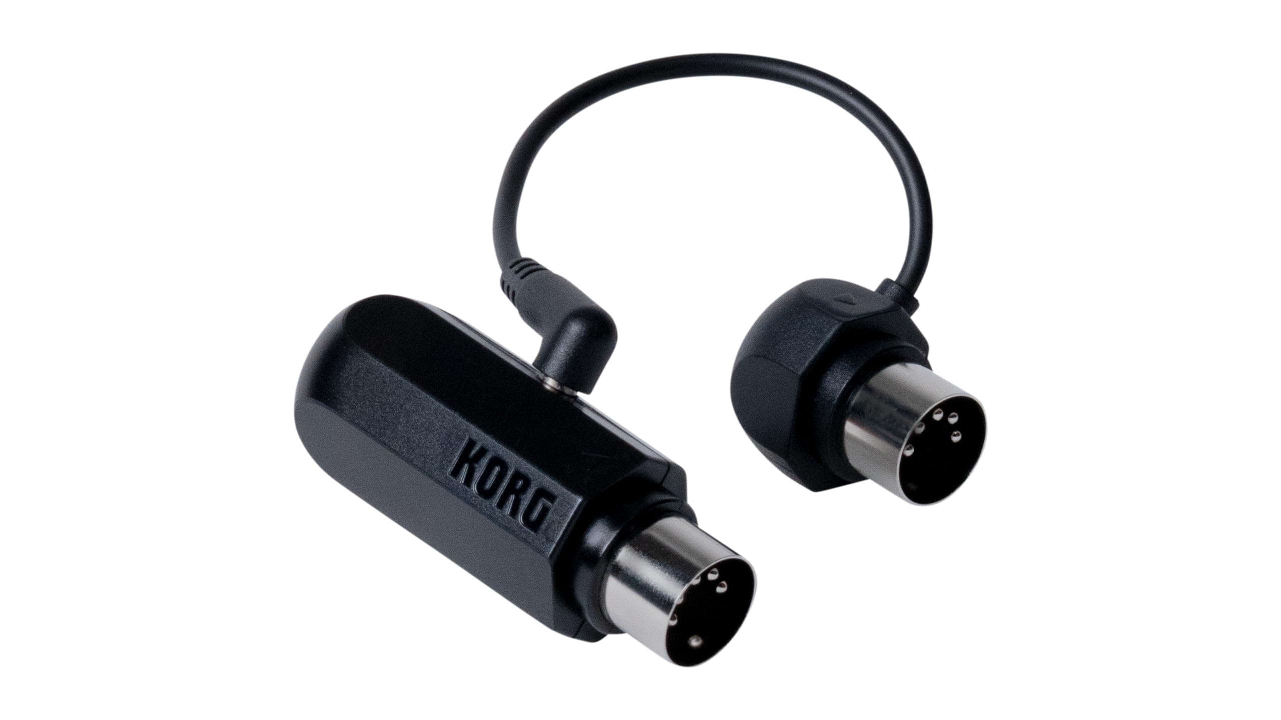 

KORG Bluetooth MIDI Interface Wireless MIDI Adapter Adds Bluetooth MIDI Sending and Receiving Capability to Instruments with Standard MIDI Connectors чорний