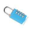 Coded Lock Zinc Alloy Keep Security Combination Padlock for Luggage Cases Filing CabinetsSky Blue