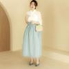 Fusion Garment Top with Butterfly Jeogori Featuring Special Traditional Hanbok Design